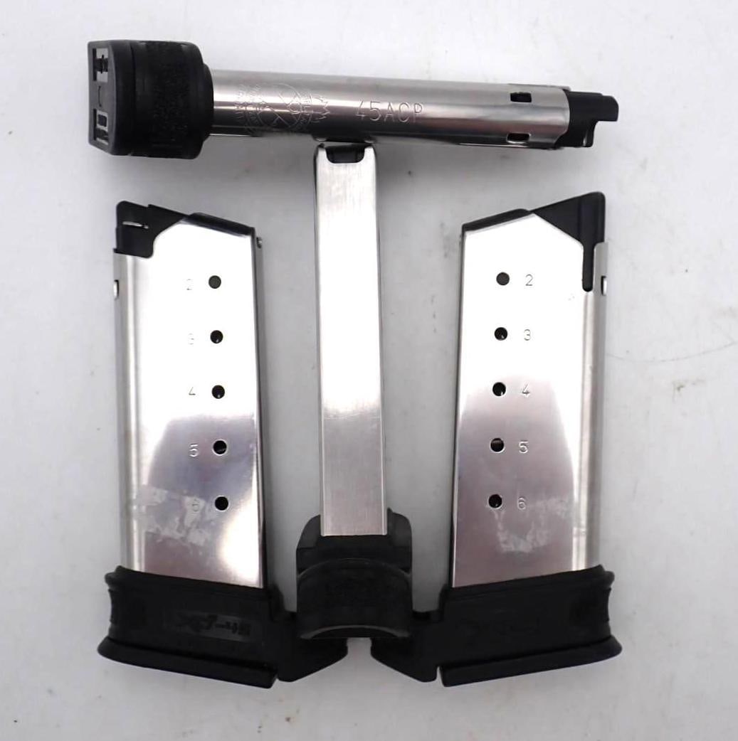 (4) Springfield Armory XDS .45 ACP Magazines: 6 Round