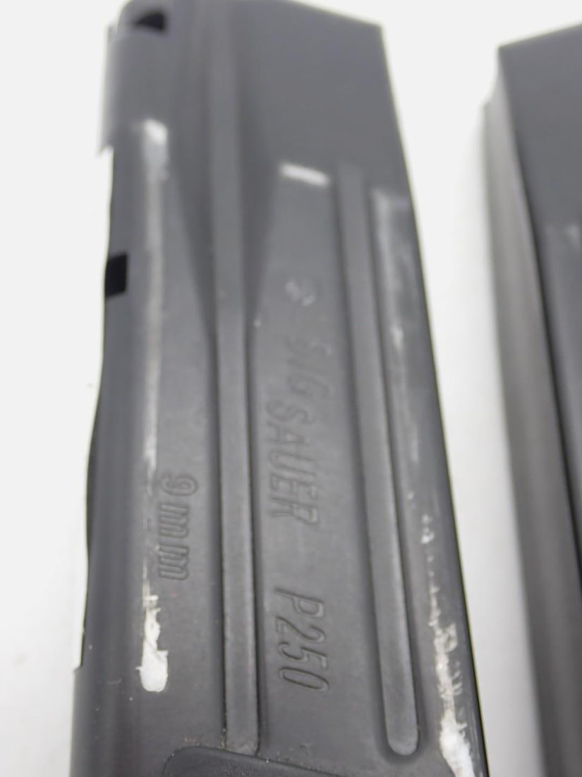(2) Sig Sauer P250 9mm Magazines - 3