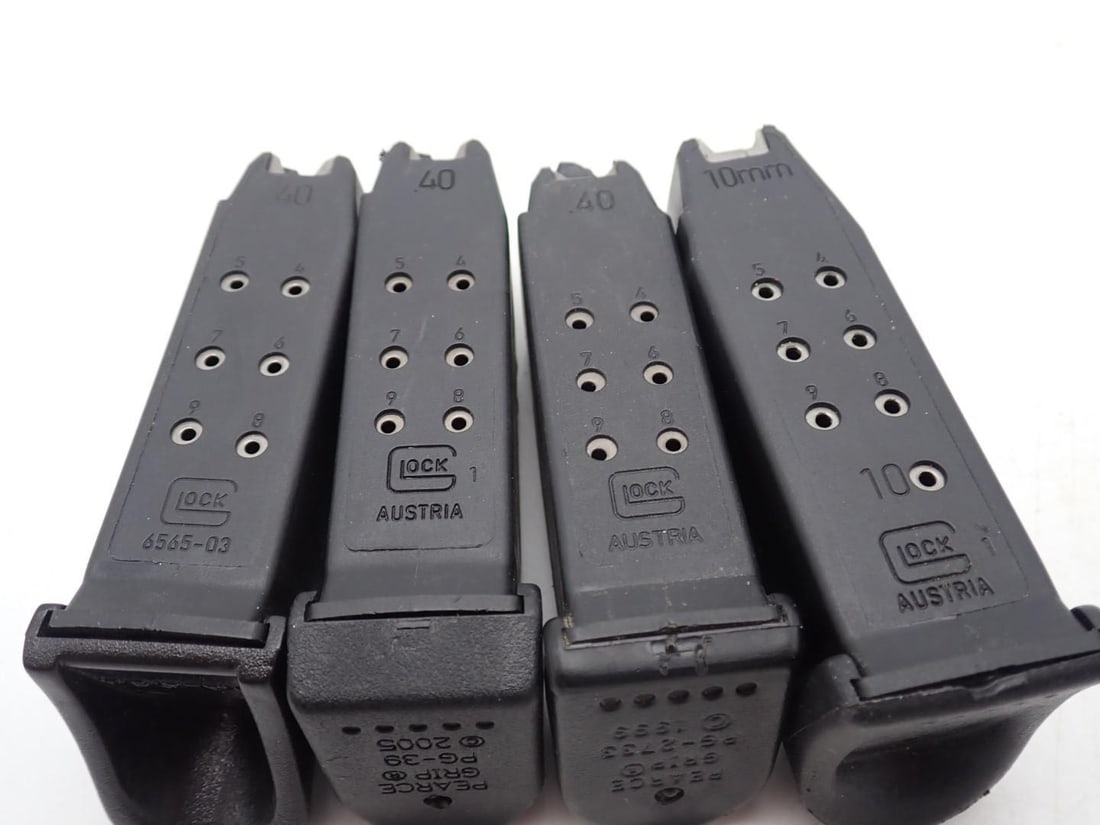 (4) Glock 27 .40 S&W Magazines - 3