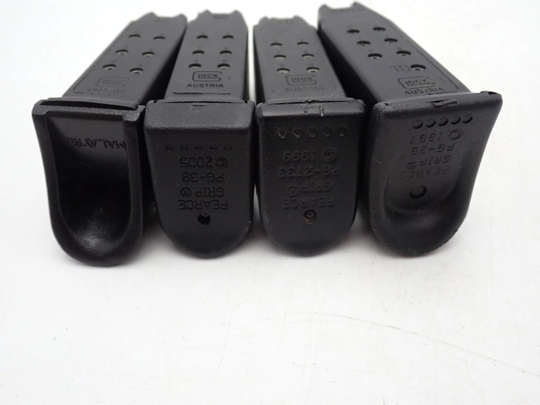 (4) Glock 27 .40 S&W Magazines - 4