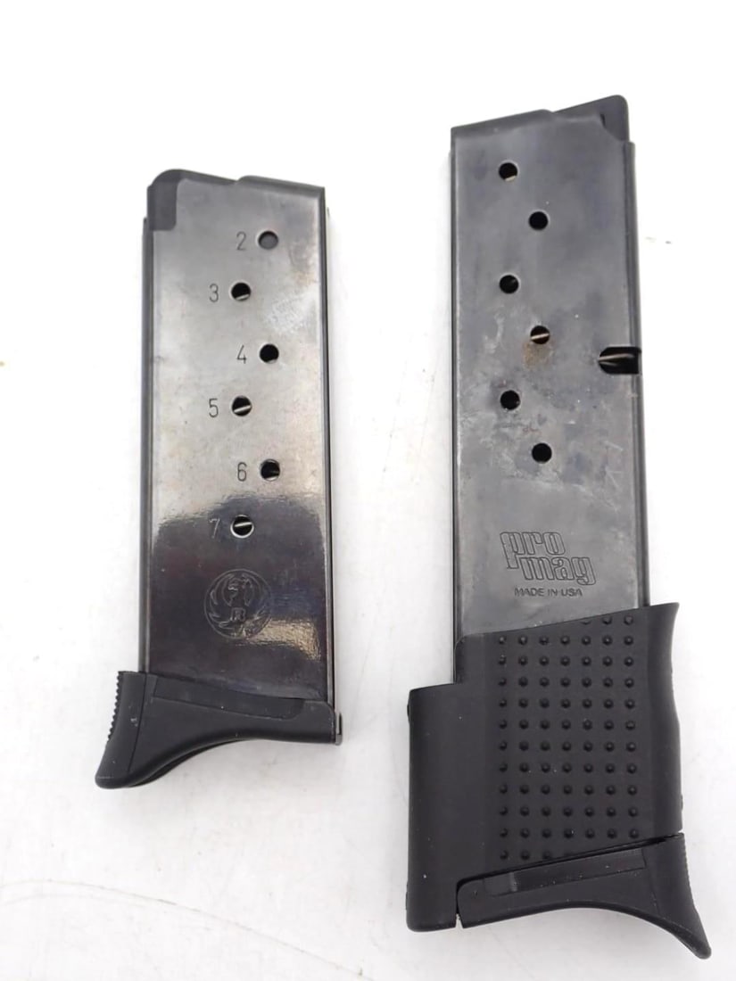 (2) Ruger LC9/EC9 9mm Magazines: 7 Round and 10 Round