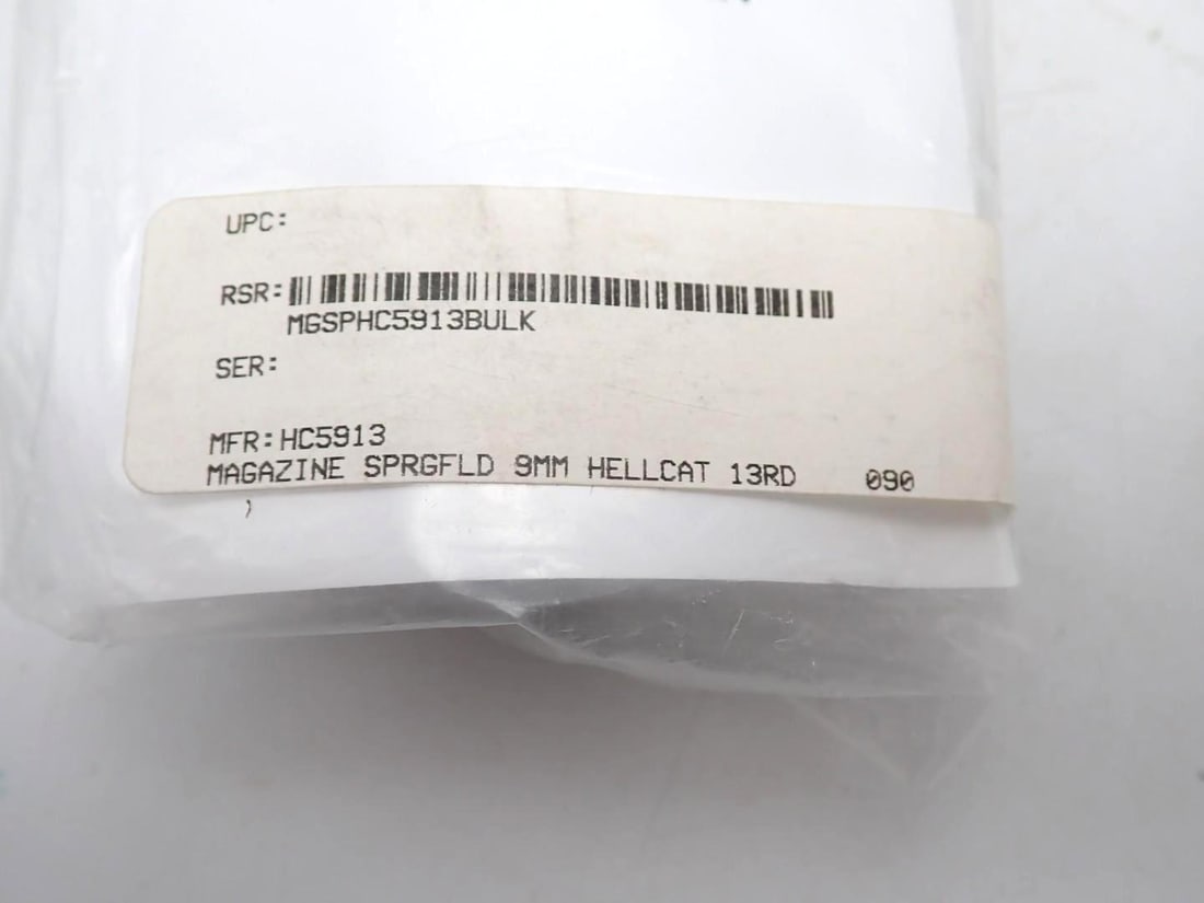 (4) Springfield Armory Hellcat 9mm Magazines - 7
