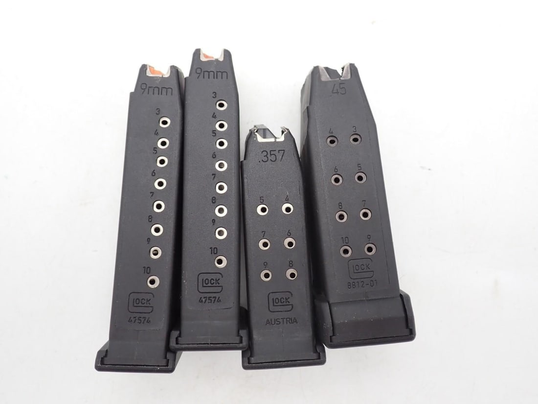 (4) Asst. Glock Magazines - 2