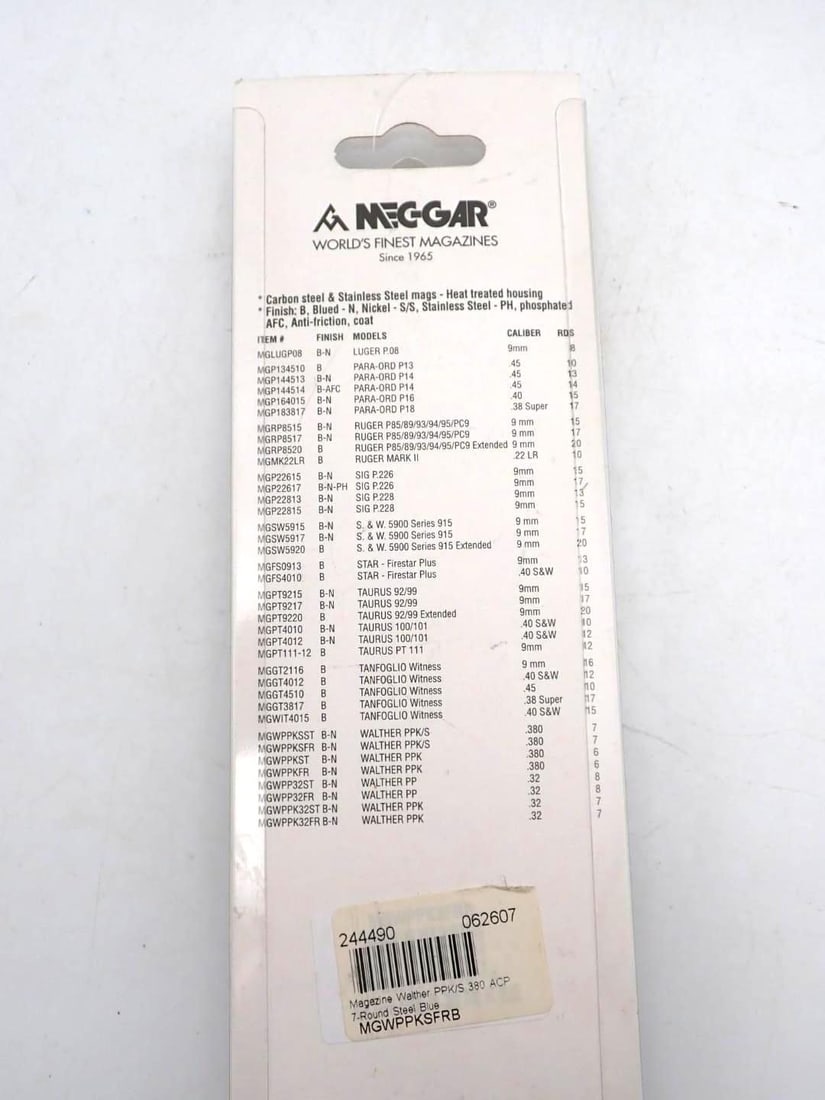 Mec-Gar Walther PPK/S .380 ACP Magazine - 3
