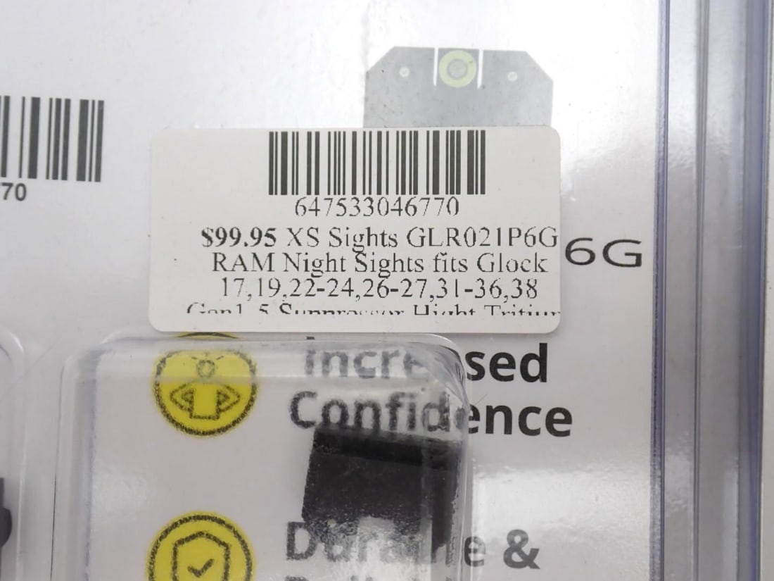 (3) XS Sights R3D Pistol Night Sights - 3