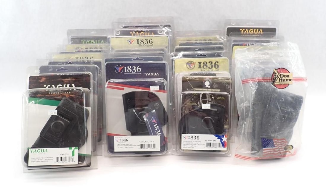 (25) Handgun Holsters: most are Tagua 1836 Original