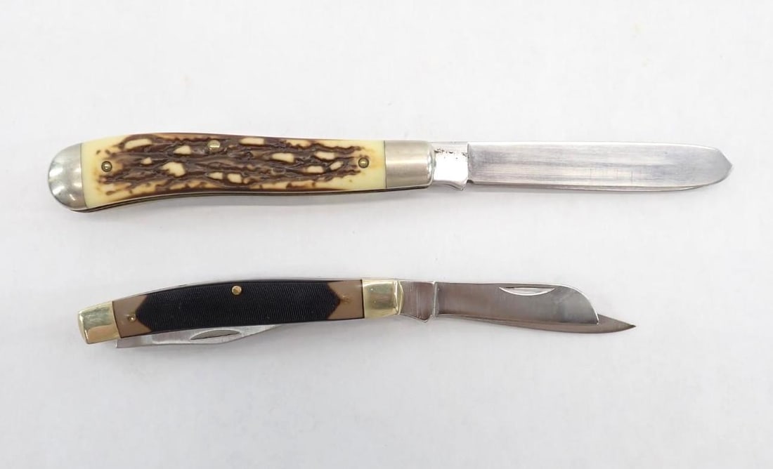 (2) Schrade Folding Knives - 2