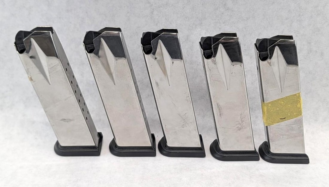 (5) Springfield Armory XD 9 9mm Magazines - 2
