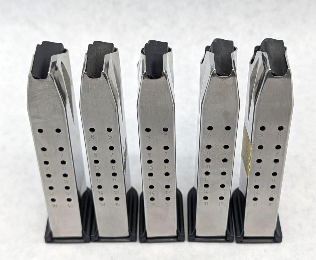 (5) Springfield Armory XD 9 9mm Magazines - 3