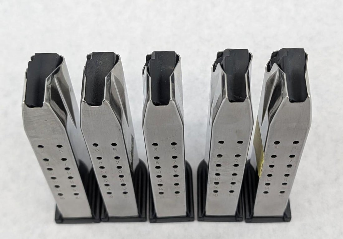 (5) Springfield Armory XD 9 9mm Magazines - 4