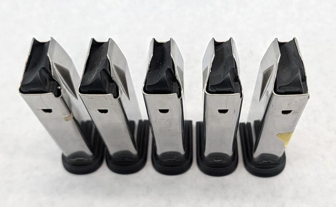(5) Springfield Armory XD 9 9mm Magazines - 5