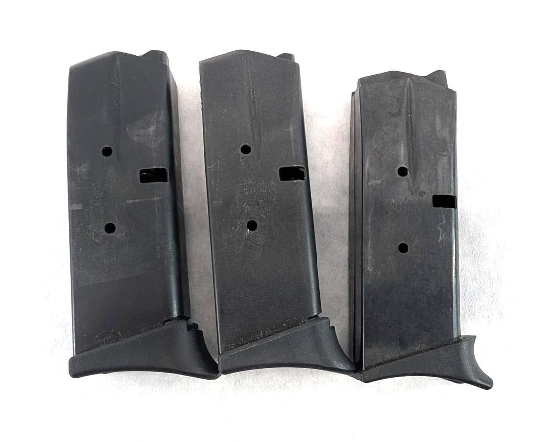 (3) SCCY CPX-1 9mm Magazines: 10 Round