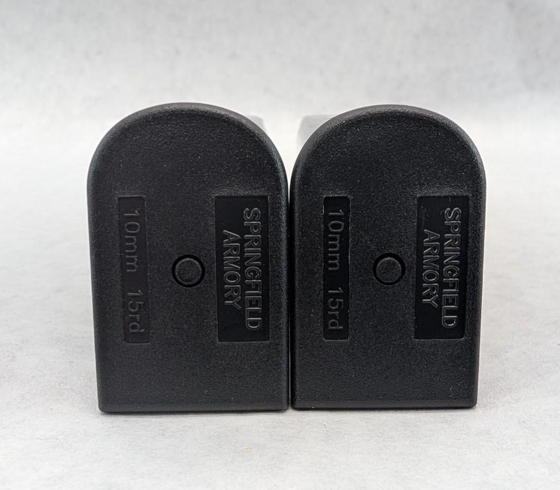 (2) 15 Rd Springfield Armory XD-M 10mm Magazines - 5