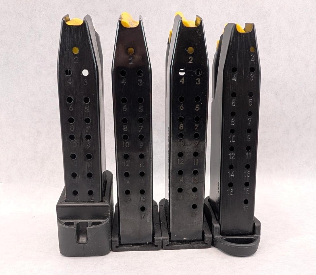 (4) Taurus 9mm Magazines - 4
