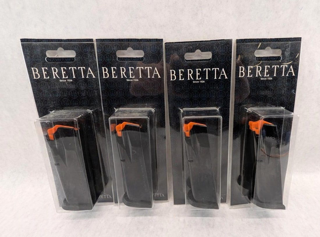 (4) Beretta PX4 .40 S&W Magazines: New in packaging, 12 Round, *Restricted