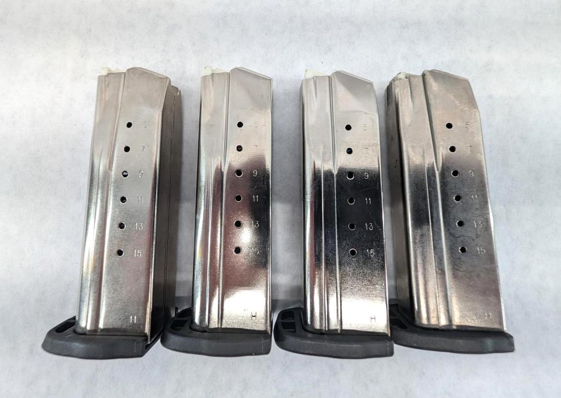 (4) Smith & Wesson SD9 9mm Magazines - 2