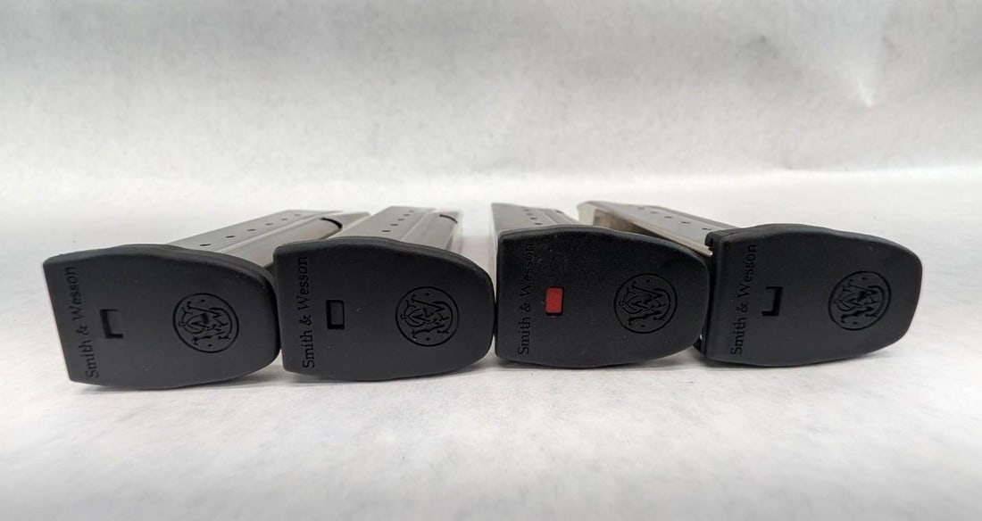 (4) Smith & Wesson SD9 9mm Magazines - 6
