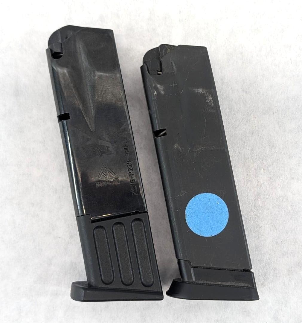(2) Sig Sauer P226 Magazines - 2