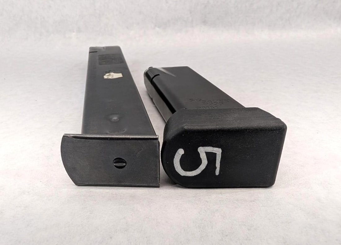 (2) Sig Sauer P226 9mm Magazines - 4