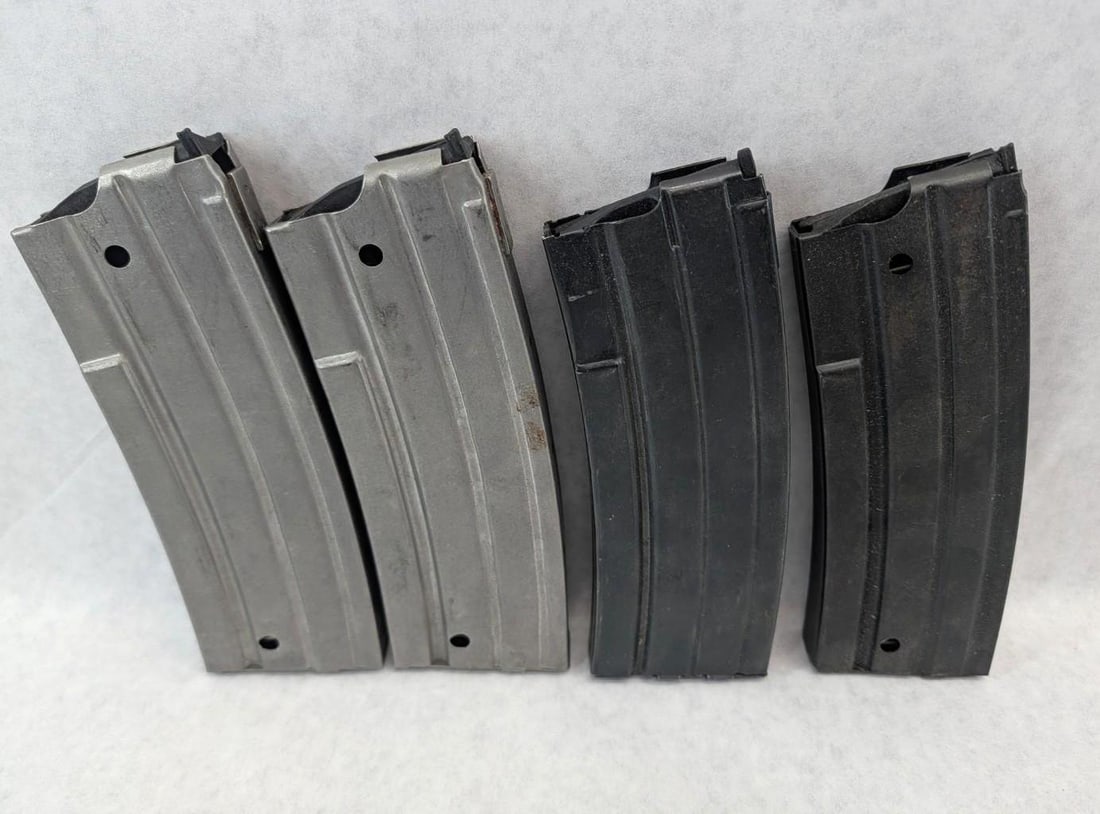 (4) Mini 14 5.56mm Magazines - 2