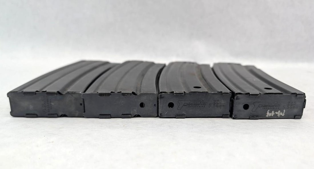 (4) Mini 14 5.56mm Magazines - 5