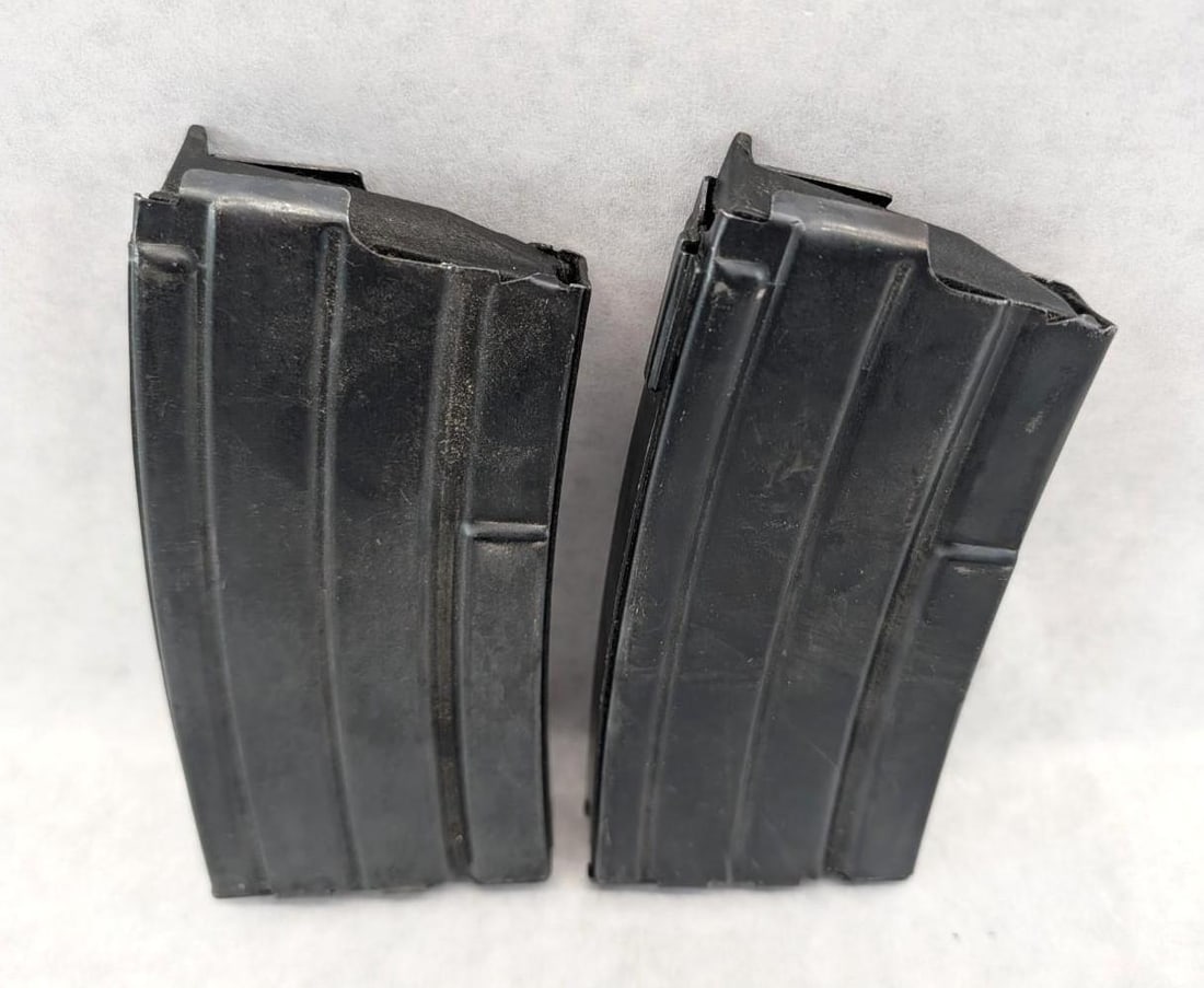 (2) Mini 14 5.56mm Magazines: 20 Round, *Restricted