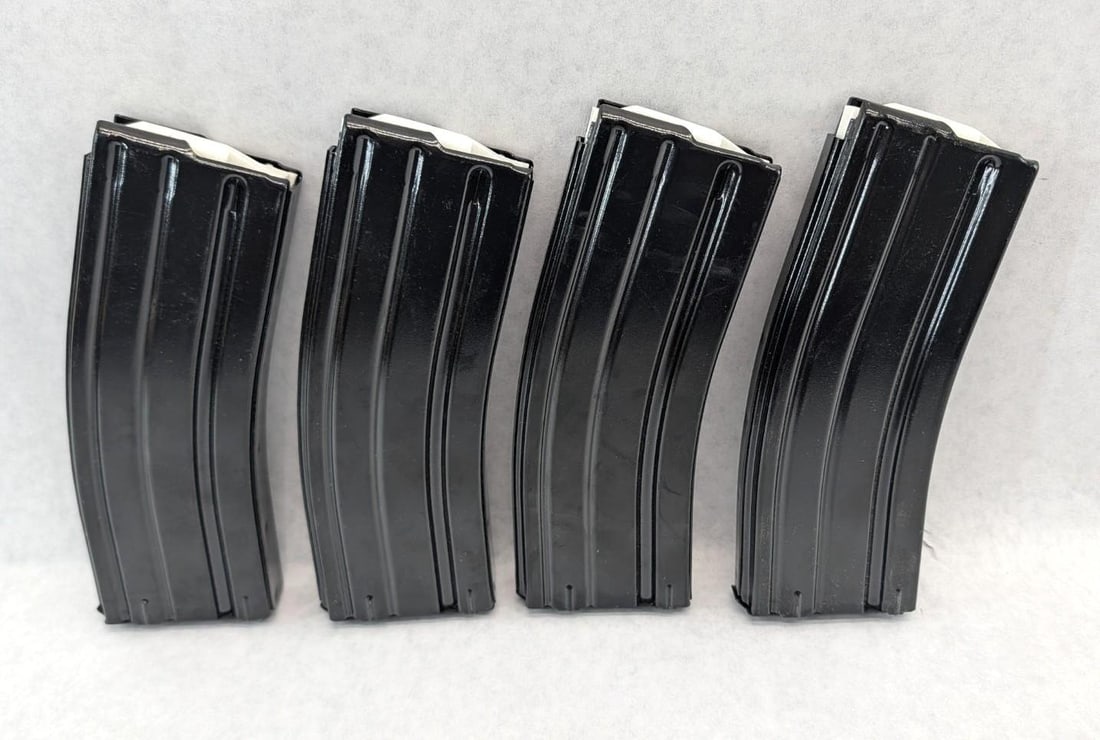 (4) AR-15 5.56mm Magazines: 30 Round, *Restricted