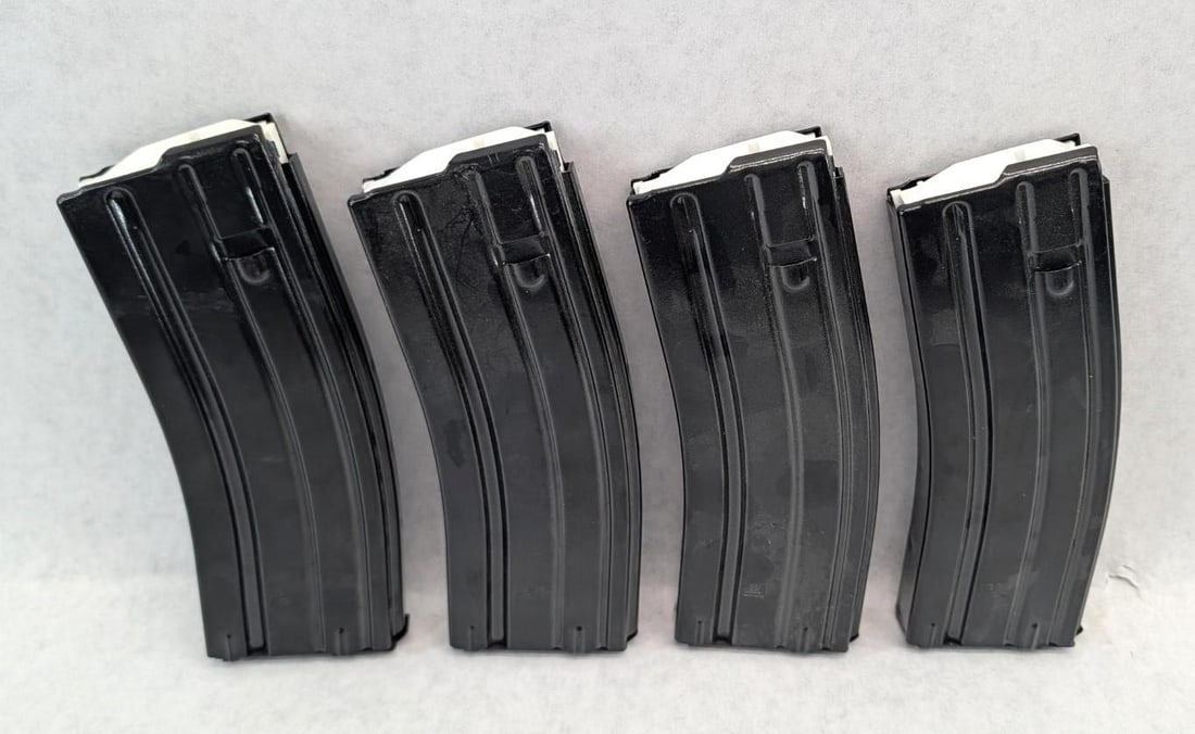 (4) AR-15 5.56mm Magazines - 2