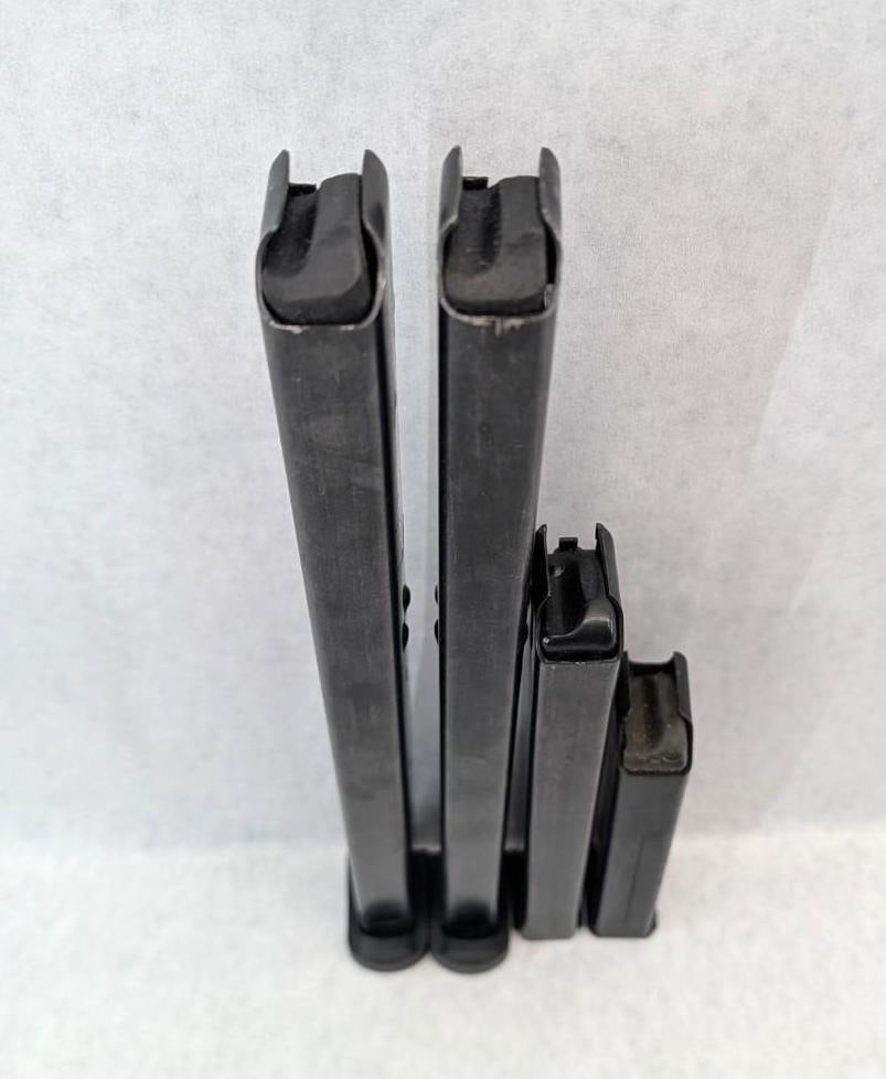 (4) Asst. UZI/MAC 10/AR PCC 9mm Magazines - 3