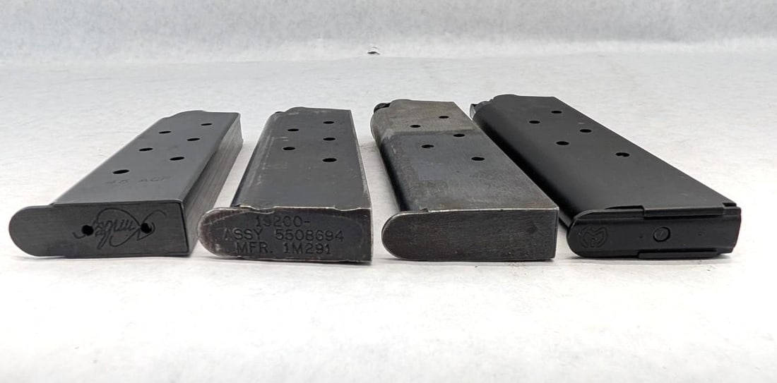 (4) Asst. 1911 .45ACP Magazines - 6