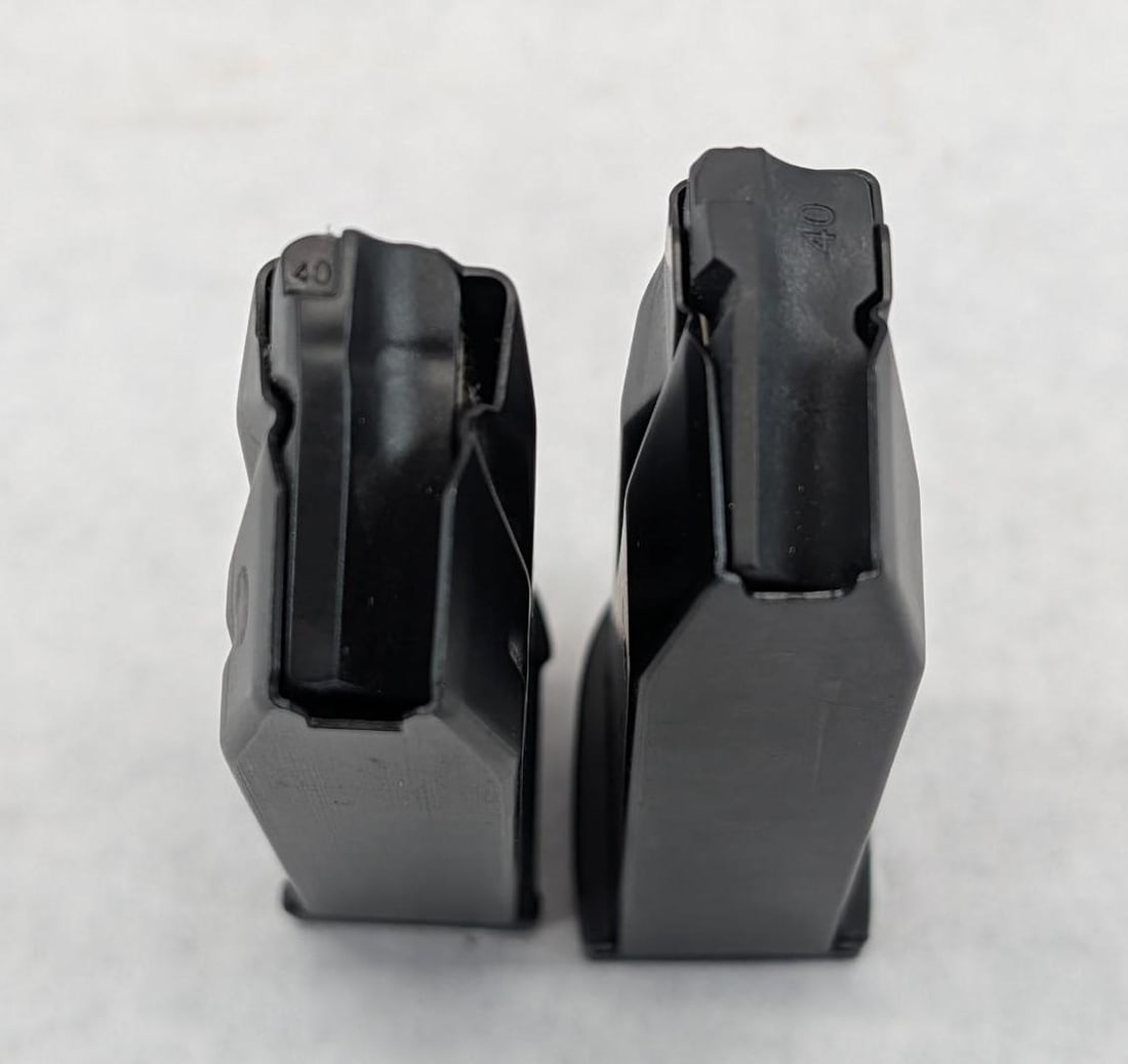 (2) Ruger SR40 .40 S&W Magazines - 5