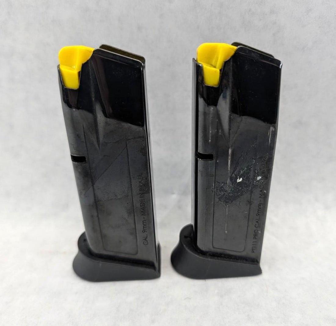 (2) Taurus G3C 9mm Magazines - 2