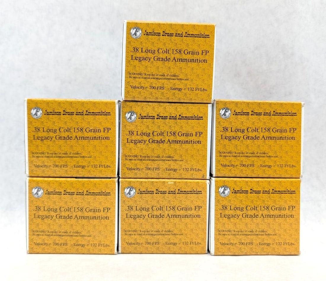 (140) .38 Long Colt Cartridges (1 of 3)