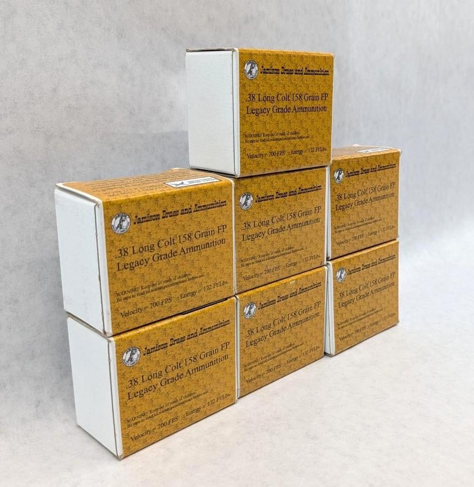 (140) .38 Long Colt Cartridges - 2
