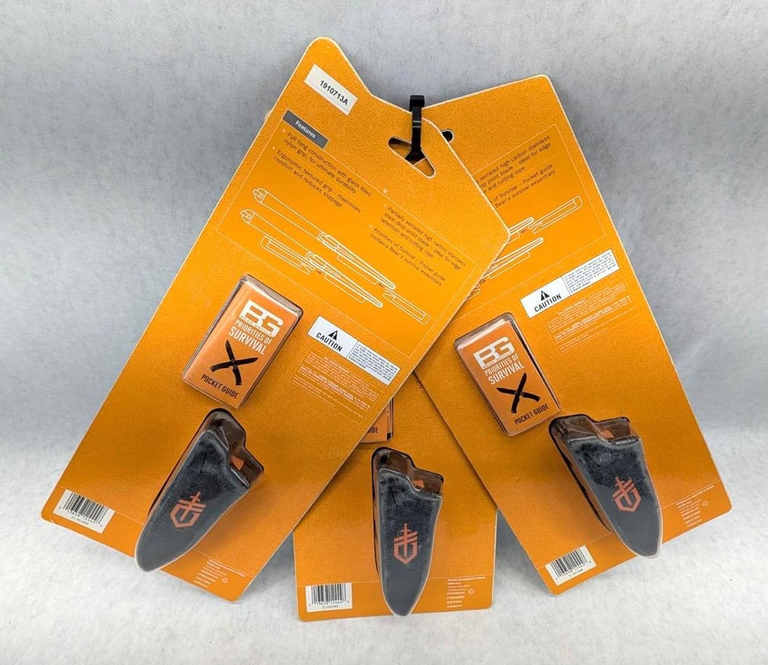 (3) Gerber Bear Grylls Compact Fixed Blade Knives - 2
