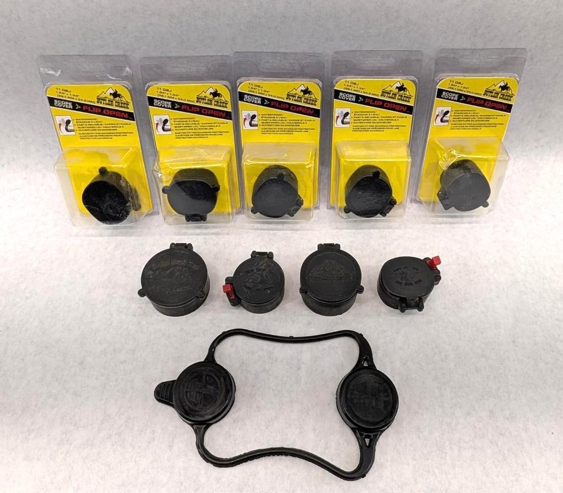 (11) Butler Creek Flip Up Scope Covers - 4