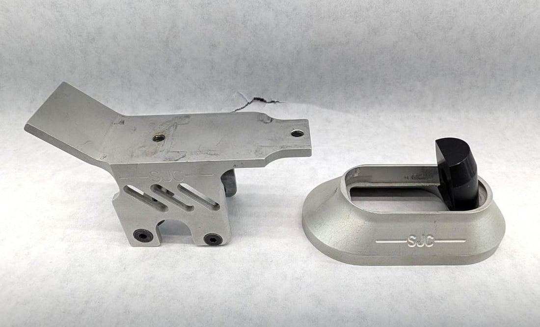 SJC Flared Heavy Weight Magwell & C-more Frame Optics Mount: SJC Flared Heavy Weight Magwell & C-more Frame Optics Mount