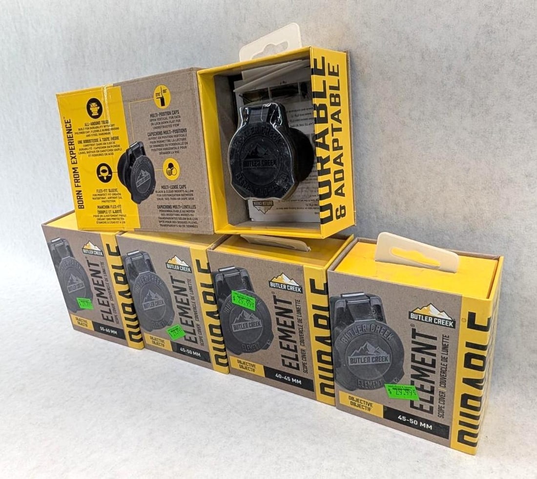(5) Butler Creek Element Scope Covers - 3