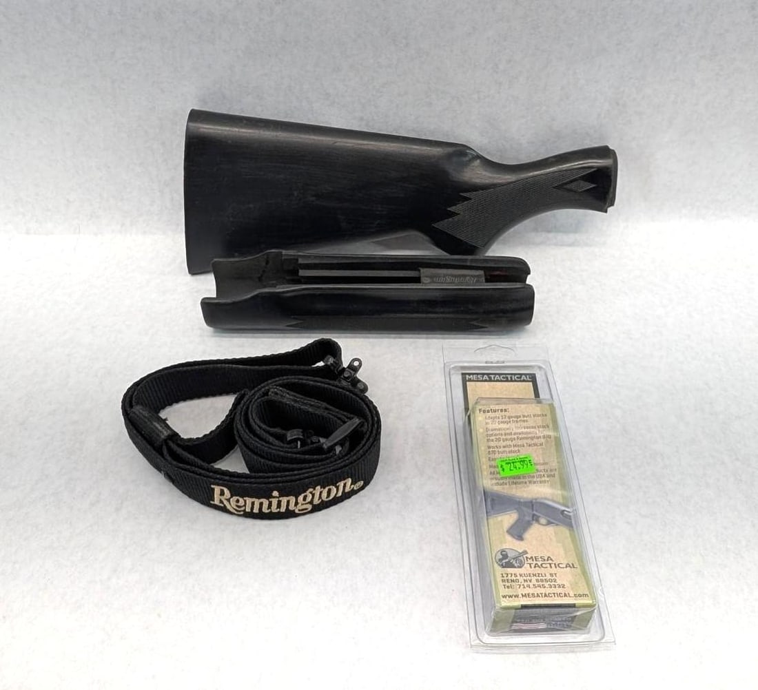 Remington 870 Factory Black Polymer Furniture: No buttpad