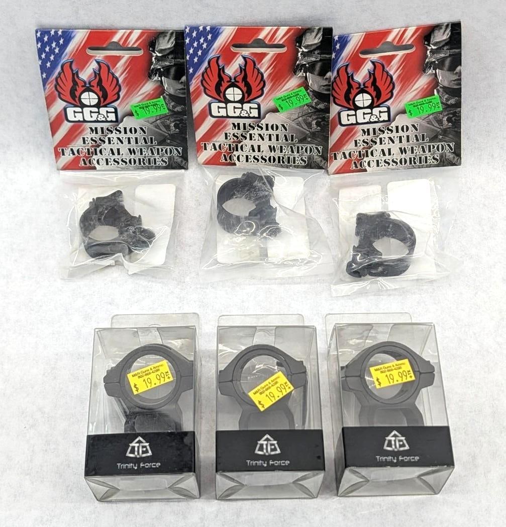 Assorted Picatinny Ring Mounts (1 of 4)
