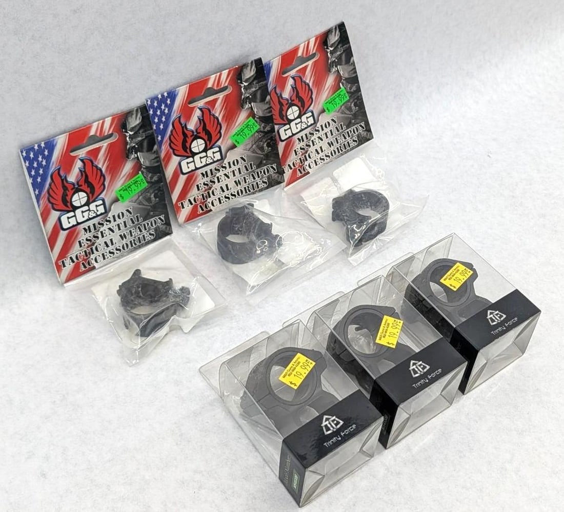 Assorted Picatinny Ring Mounts - 2
