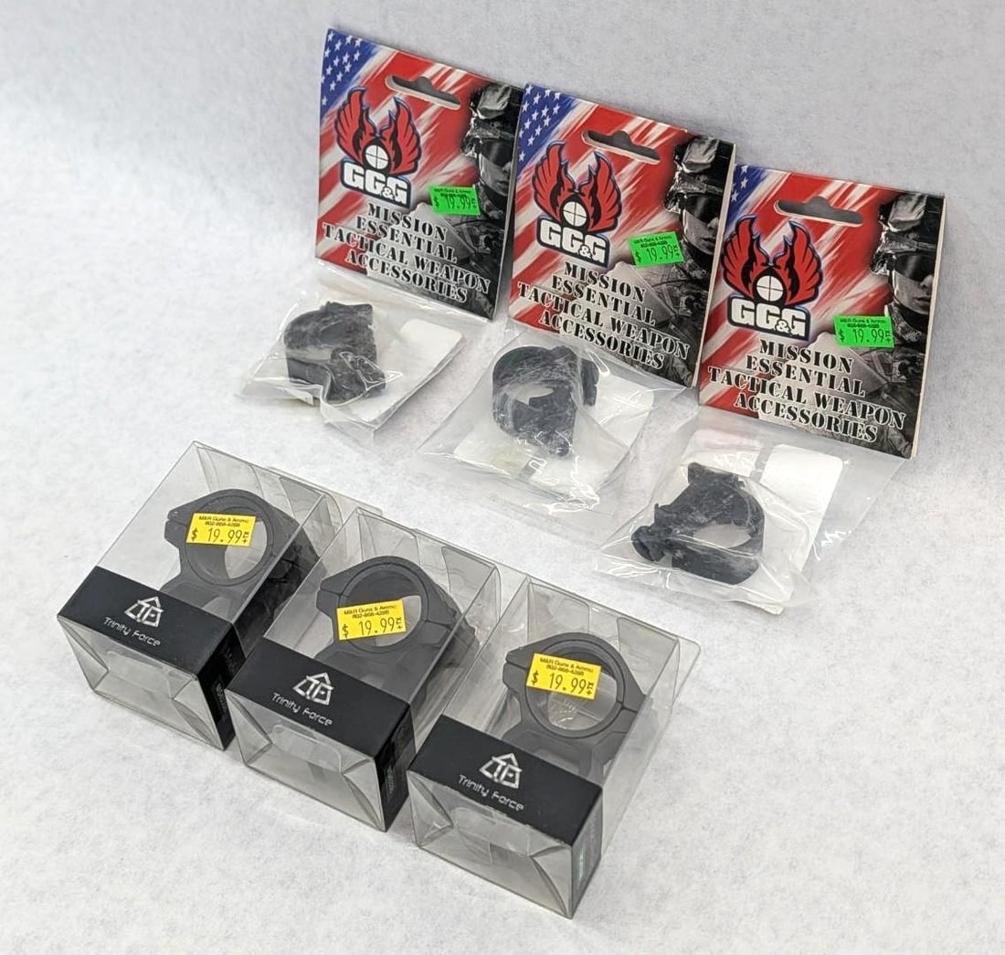 Assorted Picatinny Ring Mounts - 3