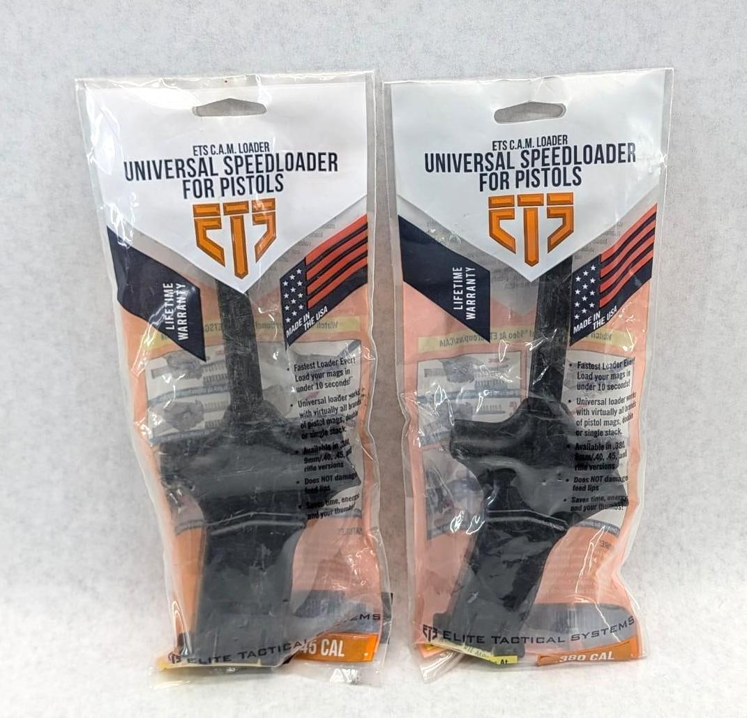 (3) ETS Universal Speedloader: 1 .45 ACP, 2 .380 ACP