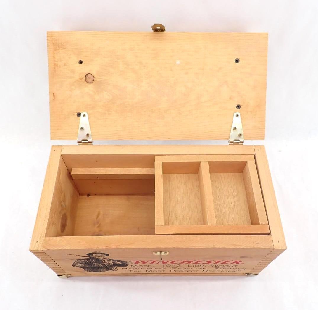 Winchester Model 1912 Commemorative Wood Box - 2