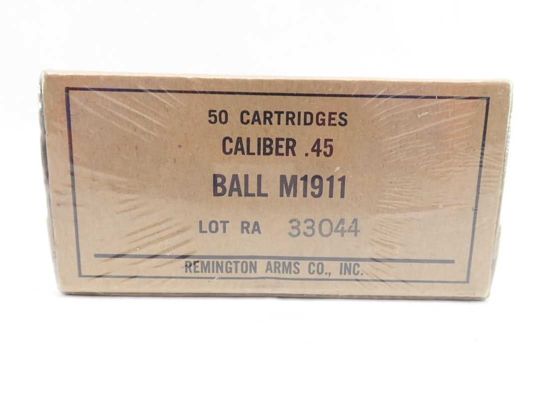 (50) Remington .45 ACP Cartridges: 1966 US Army