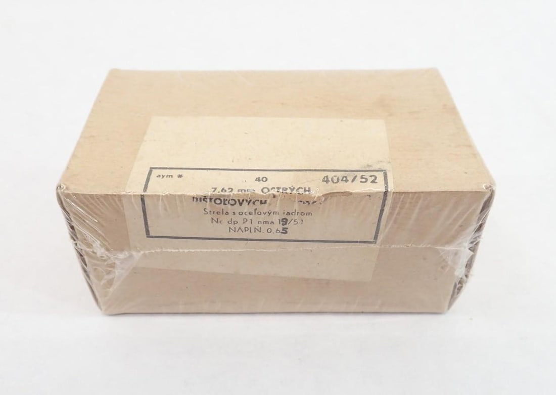 (40) 7.65 Mauser Cartridges: In 5 rd stripper clips, for C-96 pistol, sealed box