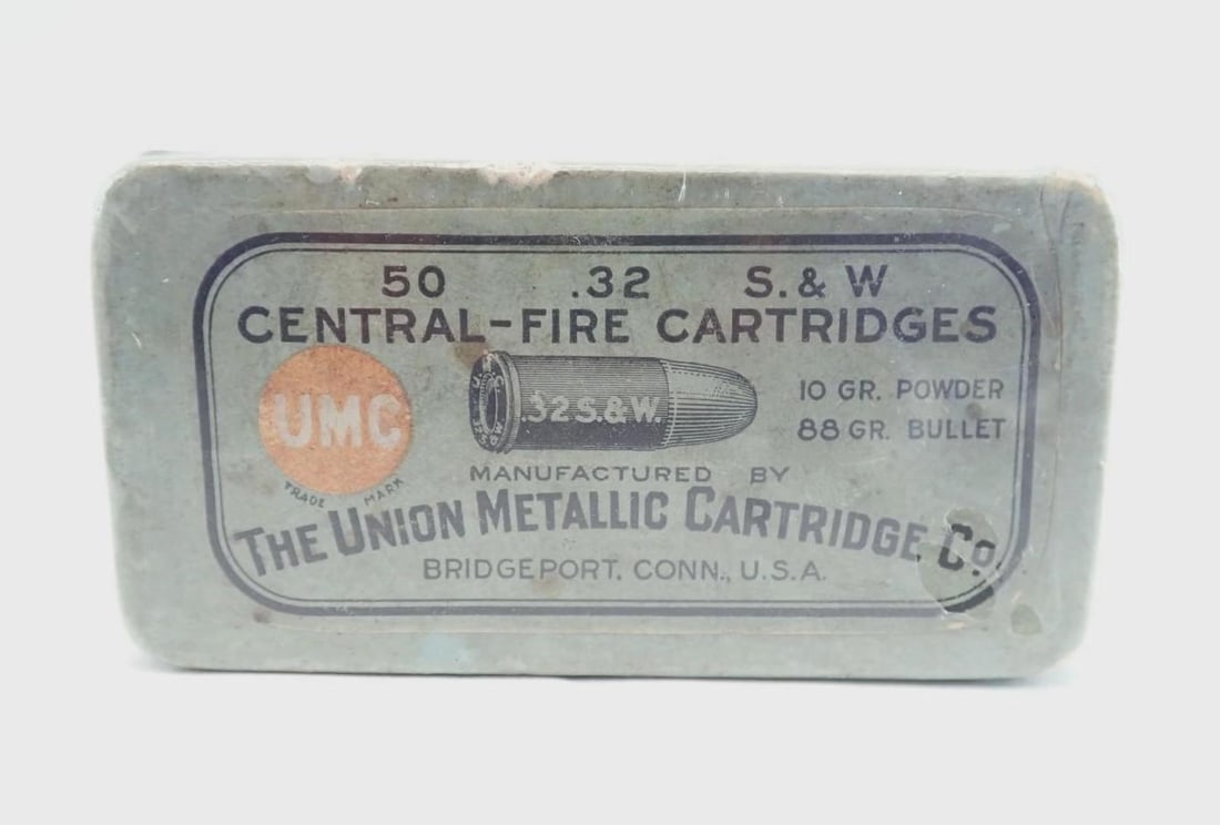 (50) .32 S&W Black Powder Cartridges: Manufactured in 1912