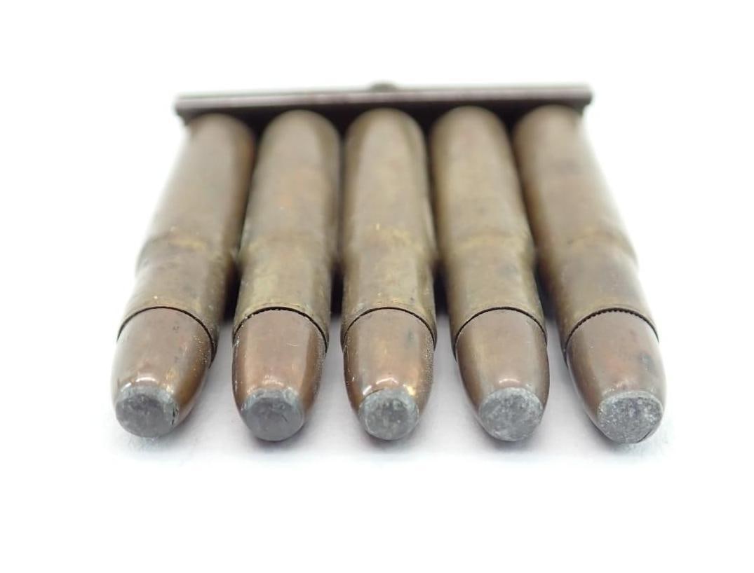 (5) .32 Remington Cartridges on Stripper Clip - 3