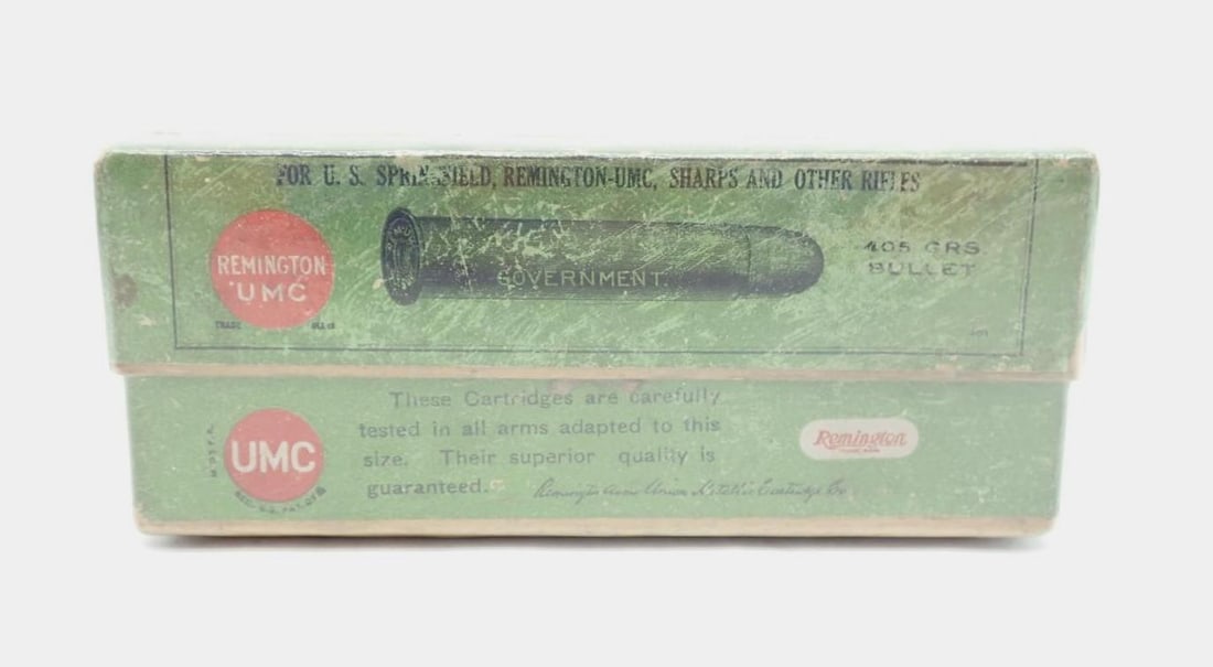(20) UMC .45-70 Black Powder Cartridges: 1920s, in box