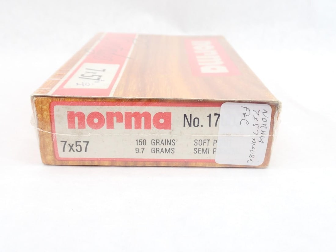 (20) Norma 7x57 Cartridges - 2